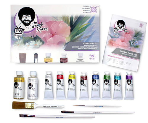 Bob Ross Floral Paint Set