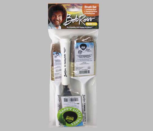 Bob Ross Brush Set No Mistakes, Just Happy Accidents?